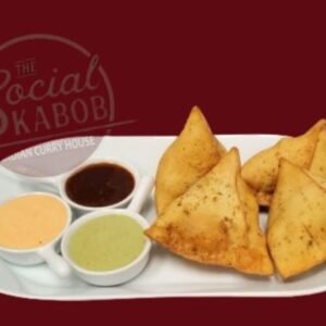 Beef samosa (4 pieces):Made in House(GA)