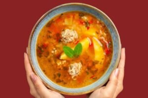 Chicken Hot and Sour Soup (MSG)